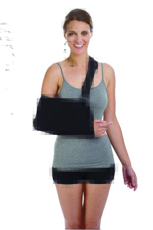 Sling Arm Deluxe with Pad Procare® Deluxe Hook and Loop Strap Closure Small by DJO  ID 79-84003